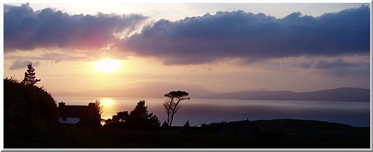 sunset from ballyroon